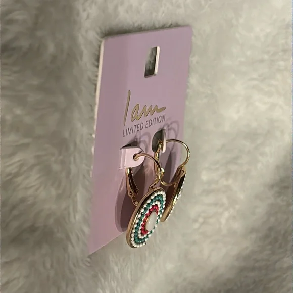 I Am - Limited Edition - Gold Boho Dangle Earrings - Picture 2 of 5